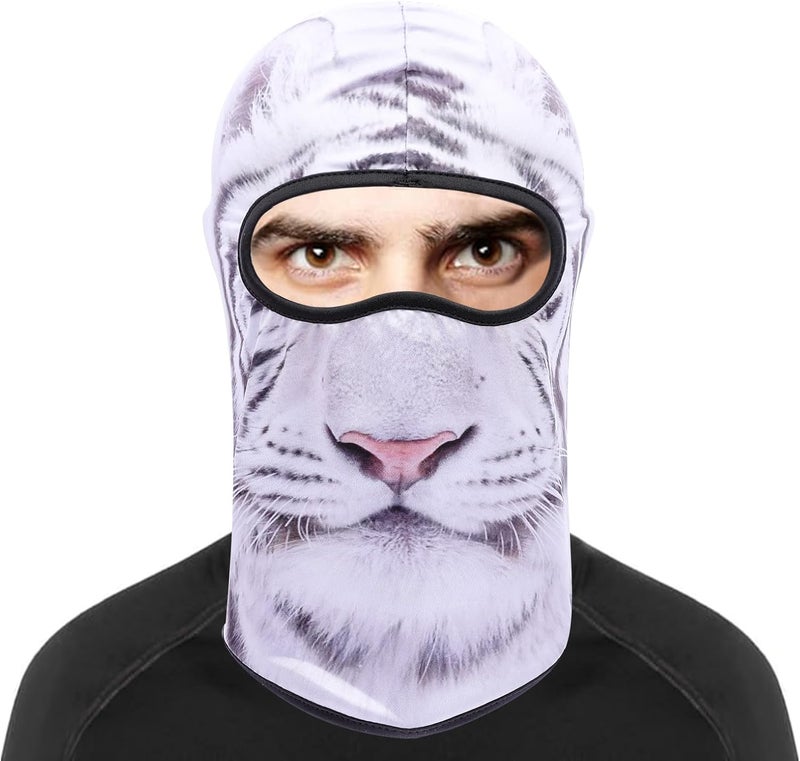 Cutewing Balaclava Mask 3D Print Full Face Mask Cooling Neck Gaiter Sun Protection Face Cover Mask Windproof Ski Mask - Image 2